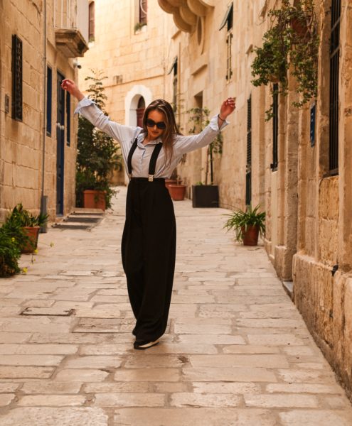 Happy Woman Portrait in Birgu - AldoPics 5917